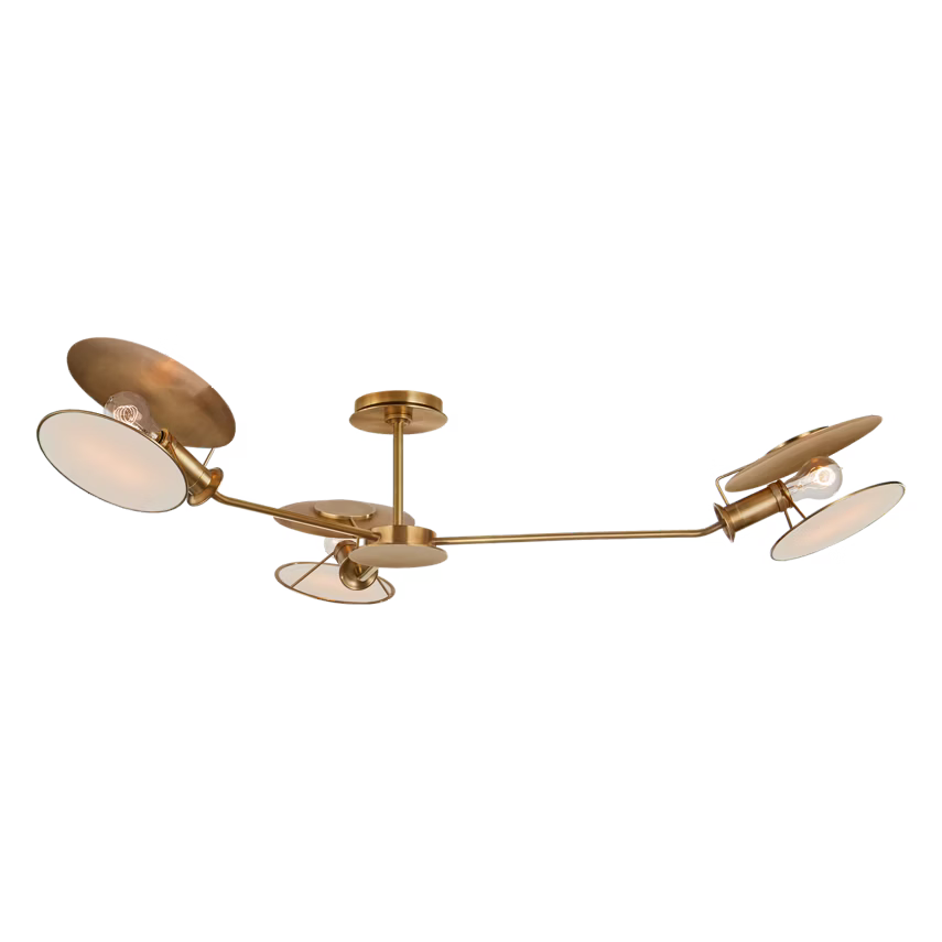 Osiris Large Asymmetric Semi-Flush Mount