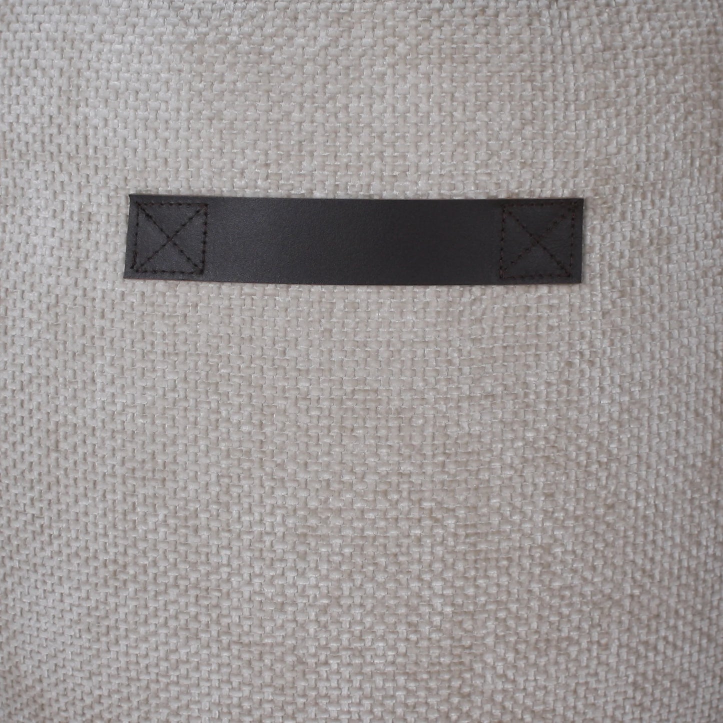 Canvas Square Pouf