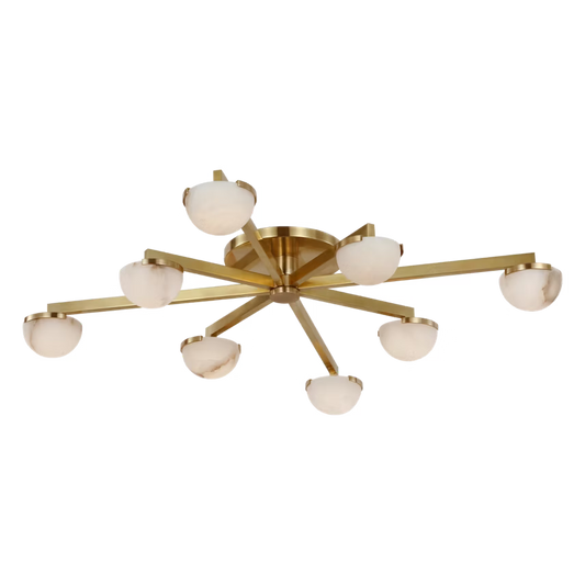 Pedra Large Staggered Arm Flush Mount