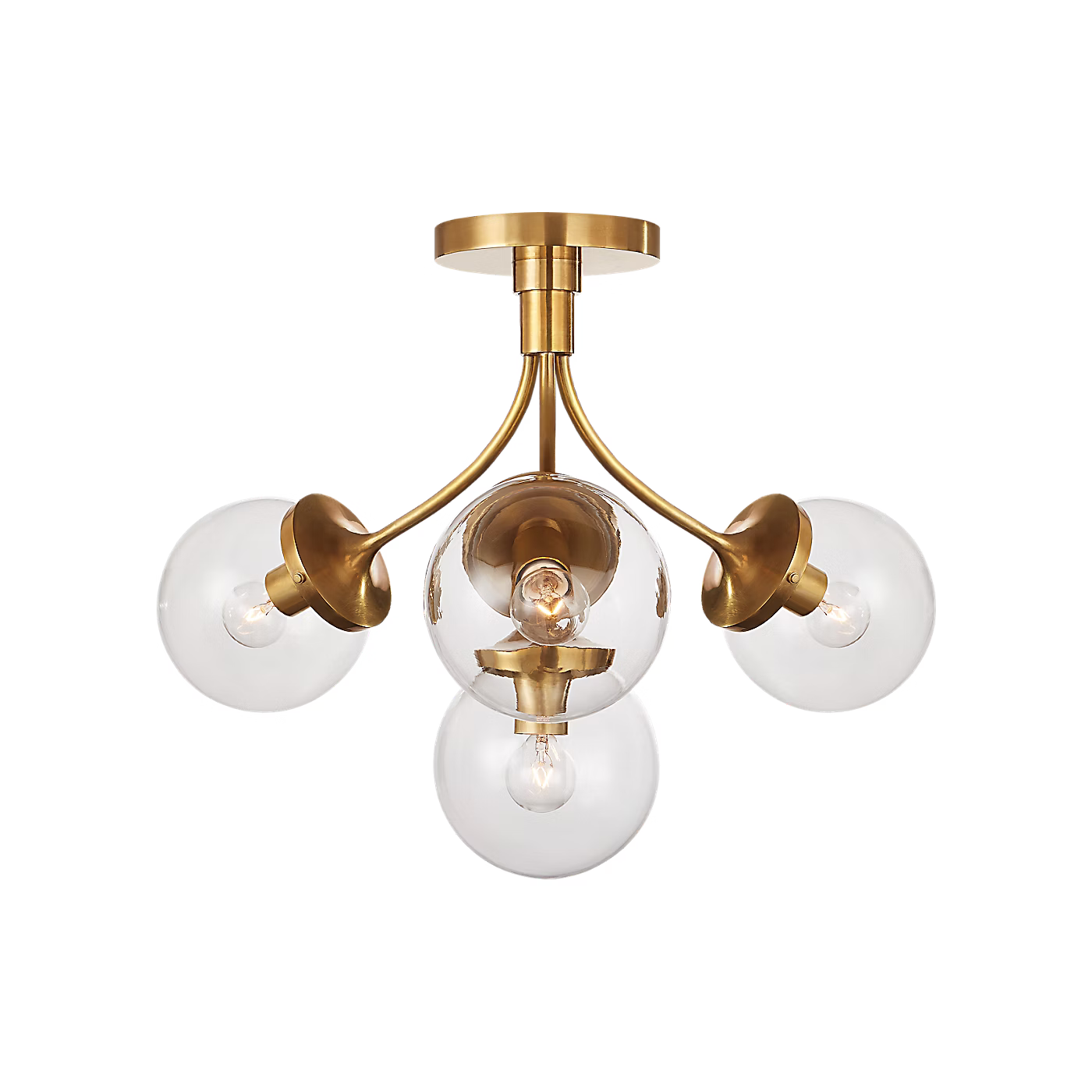 Prescott Medium Semi-Flush Mount