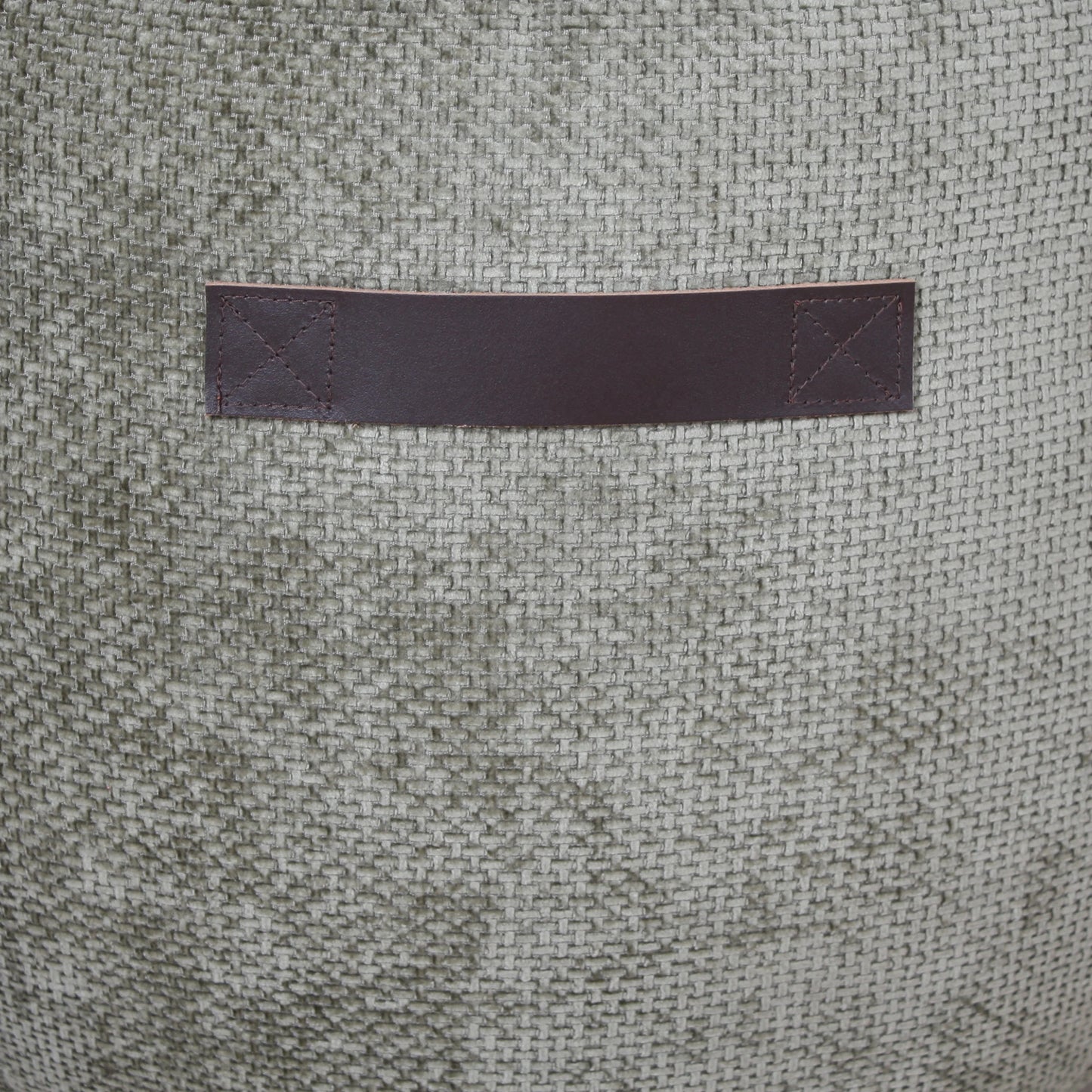 Canvas Square Pouf