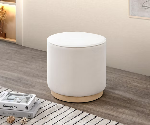 Solene Round Ottoman