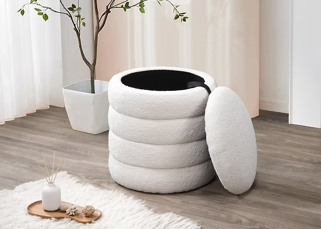 Arden Round Storage Ottoman